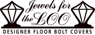 JEWELS FOR THE LOO DESIGNER FLOOR BOLT COVERS