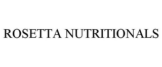 ROSETTA NUTRITIONALS