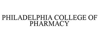 PHILADELPHIA COLLEGE OF PHARMACY