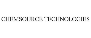 CHEMSOURCE TECHNOLOGIES