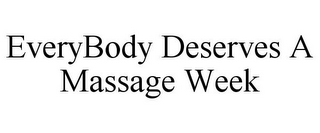 EVERYBODY DESERVES A MASSAGE WEEK