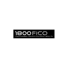 1800FICO YOUR NUMBER 1 SOURCE FOR CREDIT RESULTS