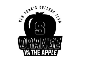 NEW YORK'S COLLEGE TEAM S ORANGE IN THE APPLE