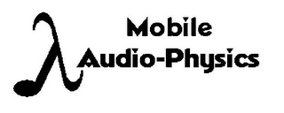 MOBILE AUDIO-PHYSICS