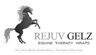 REJUV GELZ EQUINE THERAPY WRAPS AFTER ALL OUR EQUINE ATHLETES ENDURE THEY DESERVE REJUV GELZ