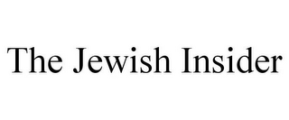 THE JEWISH INSIDER