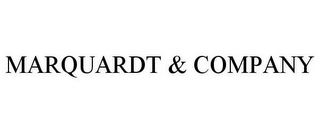 MARQUARDT & COMPANY