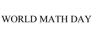 WORLD MATH DAY