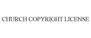 CHURCH COPYRIGHT LICENSE