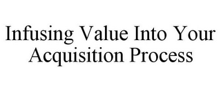 INFUSING VALUE INTO YOUR ACQUISITION PROCESS
