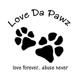 LOVE DA PAWZ LOVE FOREVER... ABUSE NEVER