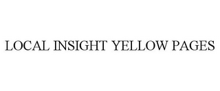 LOCAL INSIGHT YELLOW PAGES