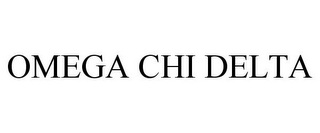 OMEGA CHI DELTA