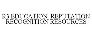 R3 EDUCATION REPUTATION RECOGNITION RESOURCES