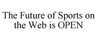 THE FUTURE OF SPORTS ON THE WEB IS OPEN