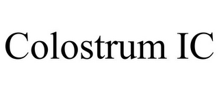 COLOSTRUM IC