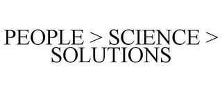 PEOPLE > SCIENCE > SOLUTIONS