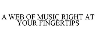 A WEB OF MUSIC RIGHT AT YOUR FINGERTIPS