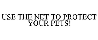 USE THE NET TO PROTECT YOUR PETS!