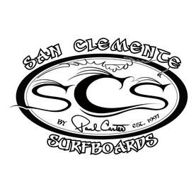 SAN CLEMENTE, SCS, BY PAUL CARTER, EST. 1997, SURFBOARDS