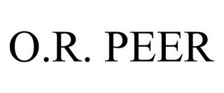 O.R. PEER