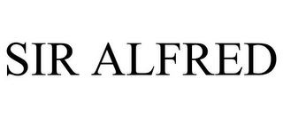 SIR ALFRED
