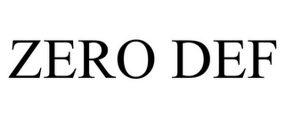 ZERO DEF