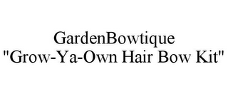 GARDENBOWTIQUE "GROW-YA-OWN HAIR BOW KIT"