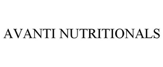 AVANTI NUTRITIONALS