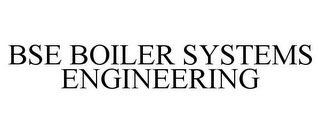 BSE BOILER SYSTEMS ENGINEERING