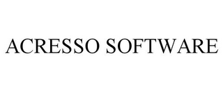 ACRESSO SOFTWARE