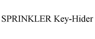 SPRINKLER KEY-HIDER