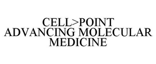 CELL>POINT ADVANCING MOLECULAR MEDICINE