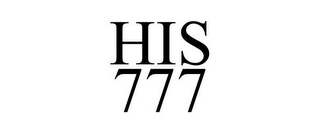HIS 777