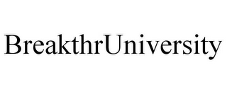 BREAKTHRUNIVERSITY