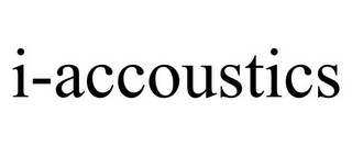 I-ACCOUSTICS