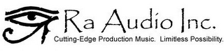 RA AUDIO INC. CUTTING-EDGE PRODUCTION MUSIC. LIMITLESS POSSIBILITY.