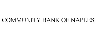 COMMUNITY BANK OF NAPLES