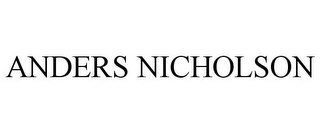 ANDERS NICHOLSON
