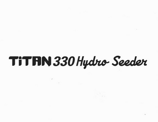 TITAN330 HYDRO SEEDER