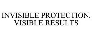 INVISIBLE PROTECTION, VISIBLE RESULTS