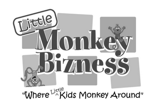 LITTLE MONKEY BIZNESS "WHERE LITTLE KIDS MONKEY AROUND"