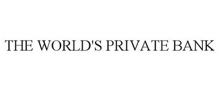 THE WORLD'S PRIVATE BANK