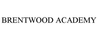 BRENTWOOD ACADEMY