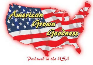 AMERICAN GROWN GOODNESS PRODUCED IN THE USA