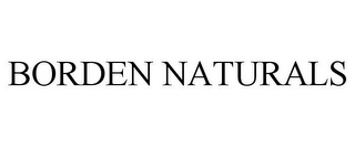 BORDEN NATURALS