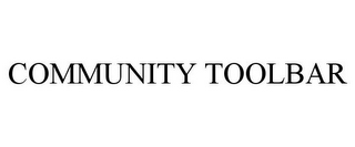 COMMUNITY TOOLBAR