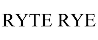 RYTE RYE