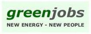GREENJOBS NEW ENERGY - NEW PEOPLE