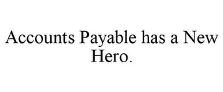 ACCOUNTS PAYABLE HAS A NEW HERO.